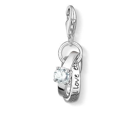 Thomas Sabo Charm Pendant "Wedding Rings"