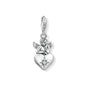 THOMAS SABO Charm pendant guardian angel with heart silver