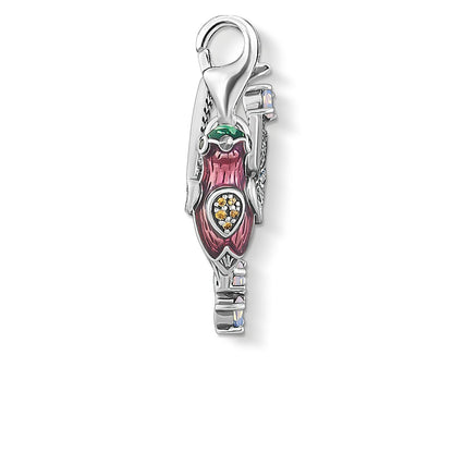 Thomas Sabo Charm Pendant Colourful Hummingbird Silver