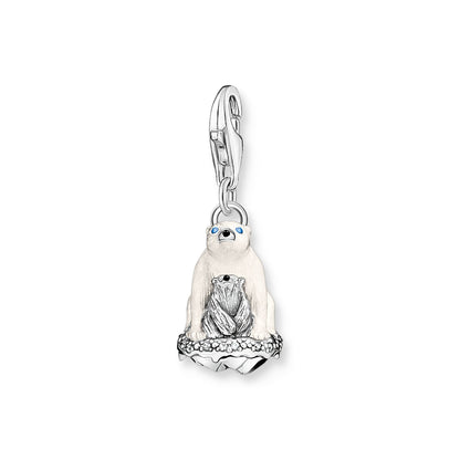 THOMAS SABO Charm pendant ice bears silver