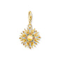 THOMAS SABO Charm Pendant Sun Gold Multicoloured Stones