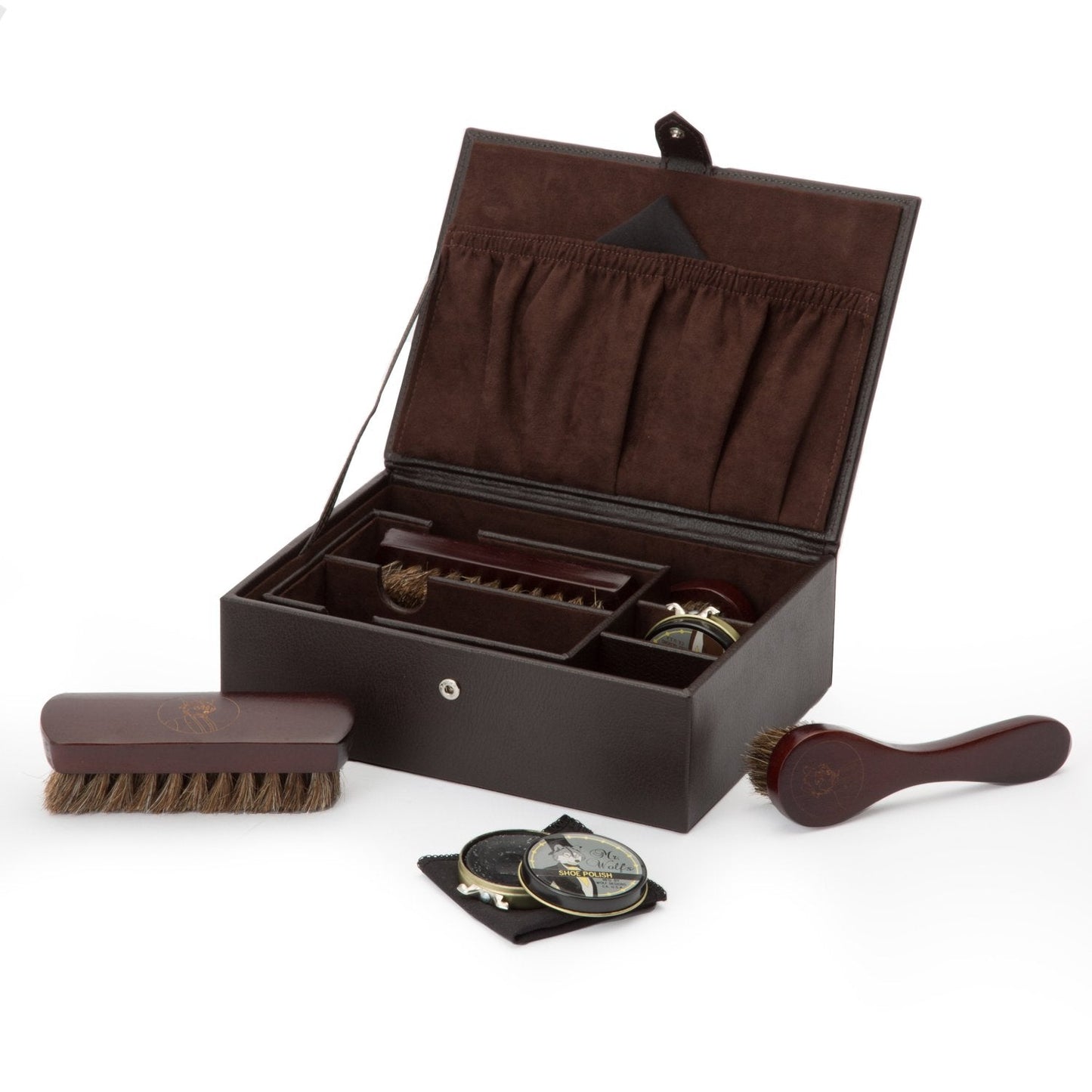 Wolf Blake Shoe Shine Kit Brown