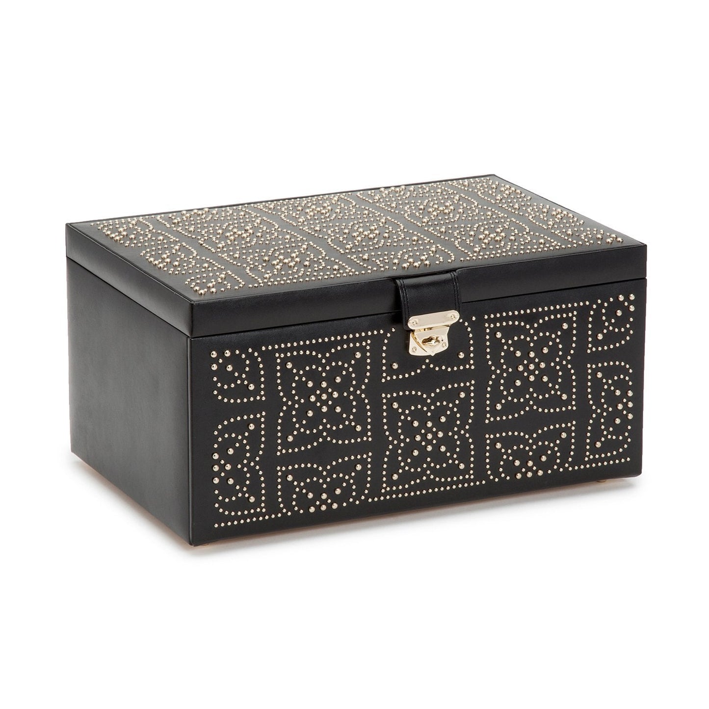 Wolf Marrakesh Large Jewellery Box Black