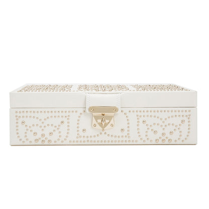 Wolf Marrakesh Flat Jewellery Box Cream