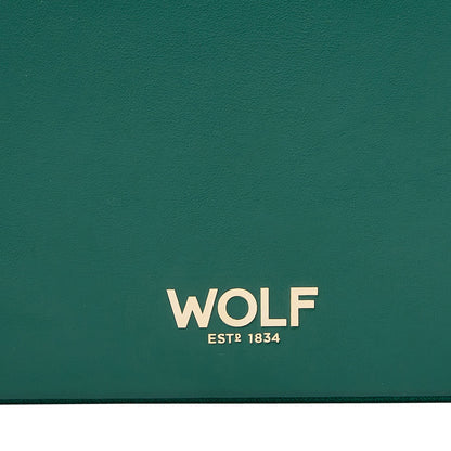 Wolf Sophia Jewellery Box Forrest Green