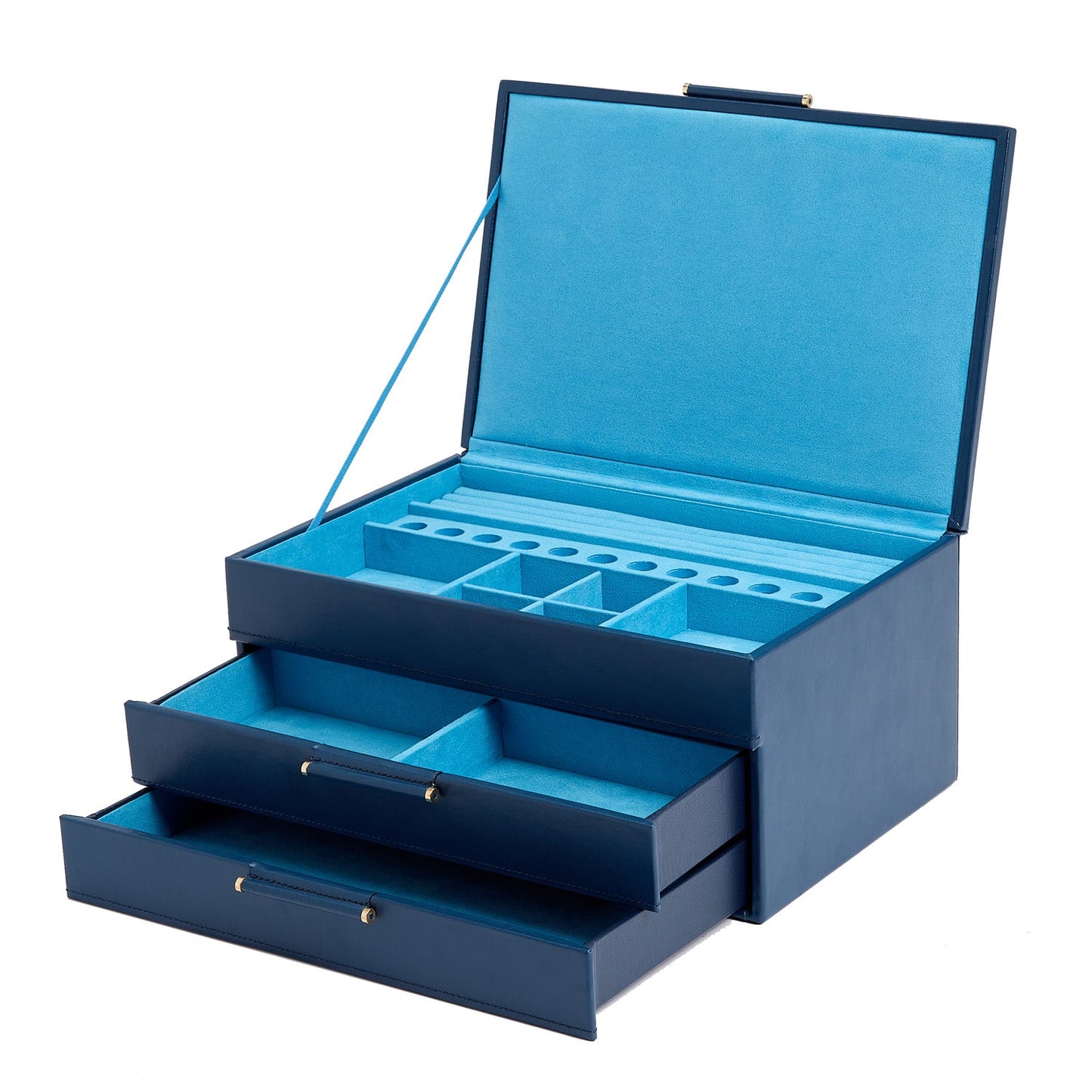 Wolf Sophia Jewellery Box Indigo