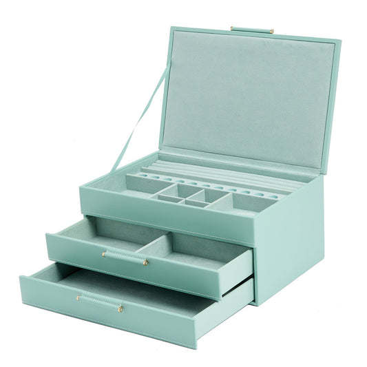 Wolf Sophia Jewellery Box Jade