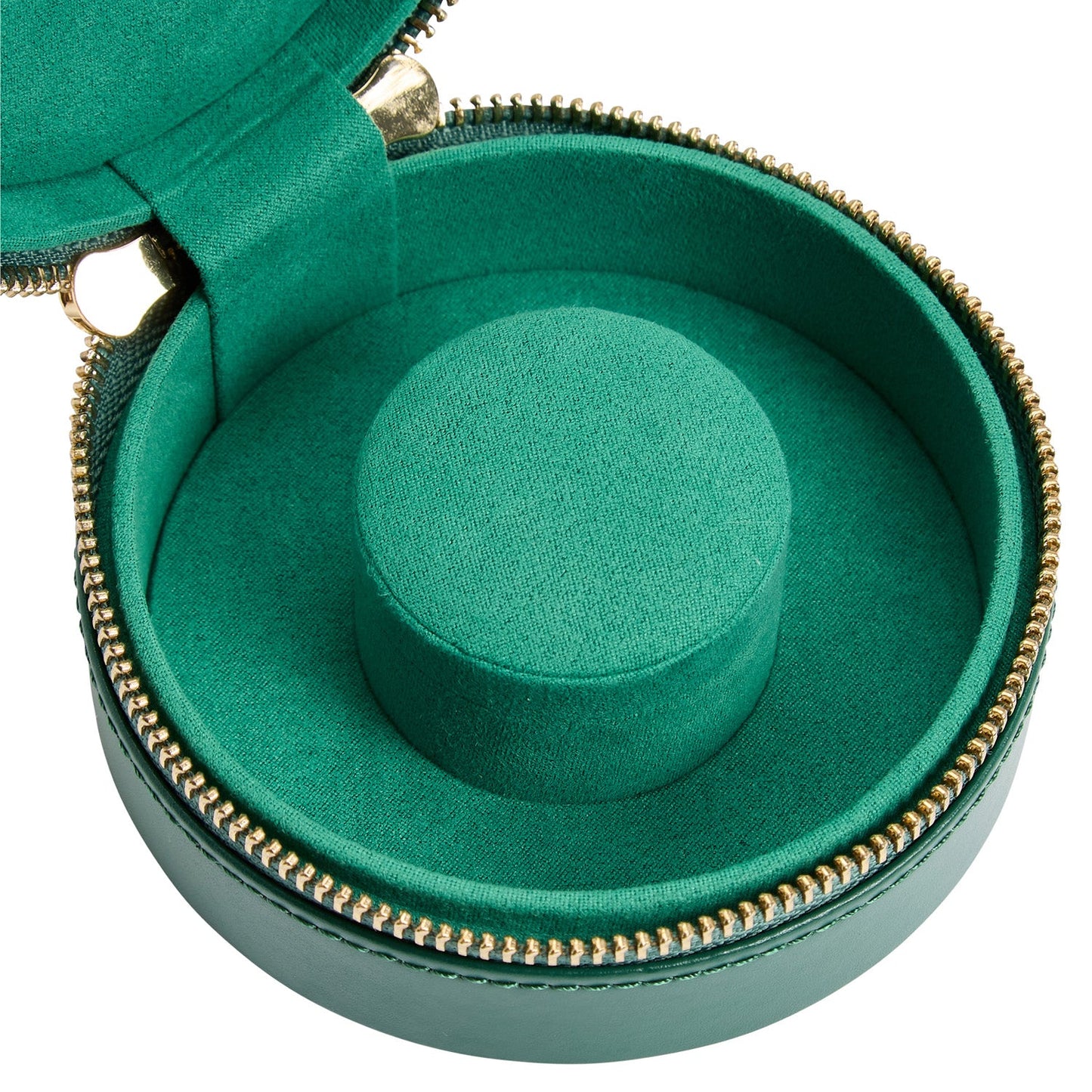 Wolf Sophia Mini Round Zip Case Forest Green