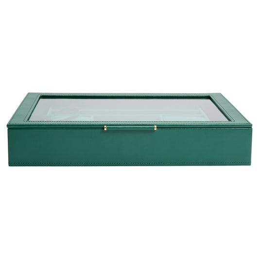 Wolf Sophia Jewellery Box with Window Forest Green