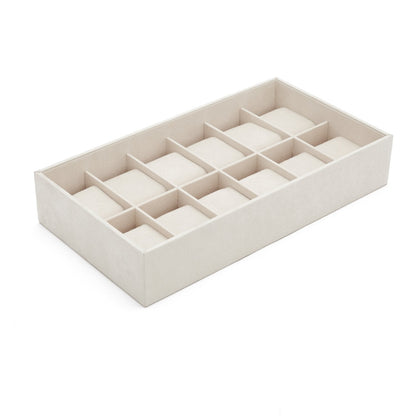 Wolf Vault 12Pc Watch Tray Insert Beige