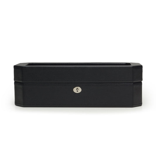 Wolf Windsor 5 Piece Watch Box Black