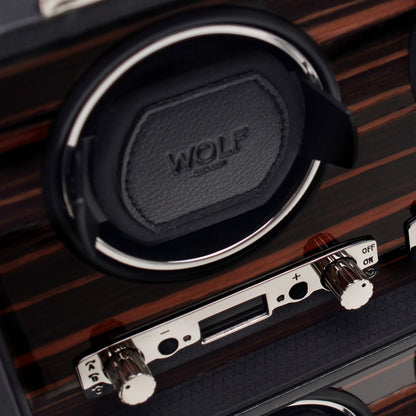 Wolf Roadster 6 Piece Winder Black