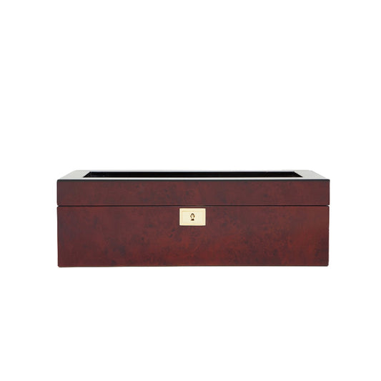 Wolf Savoy 5 Piece Watch Box Burlwood