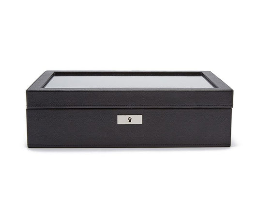 Wolf Roadster 10 Pc Watch Box Black