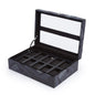 Wolf Memento Mori 10Pc Watch Box Black