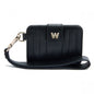 Wolf Mimi Credit Card Holder with Wristlet Black