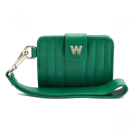 Wolf Mimi Credit Card Holder with Wristlet Green