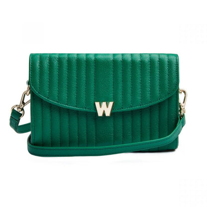 Wolf Mimi Crossbody Bag with Wristlet Green