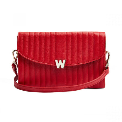 Wolf Mimi Crossbody Bag with Wristlet Red