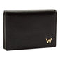 Wolf Logo Gusset Card Case Black