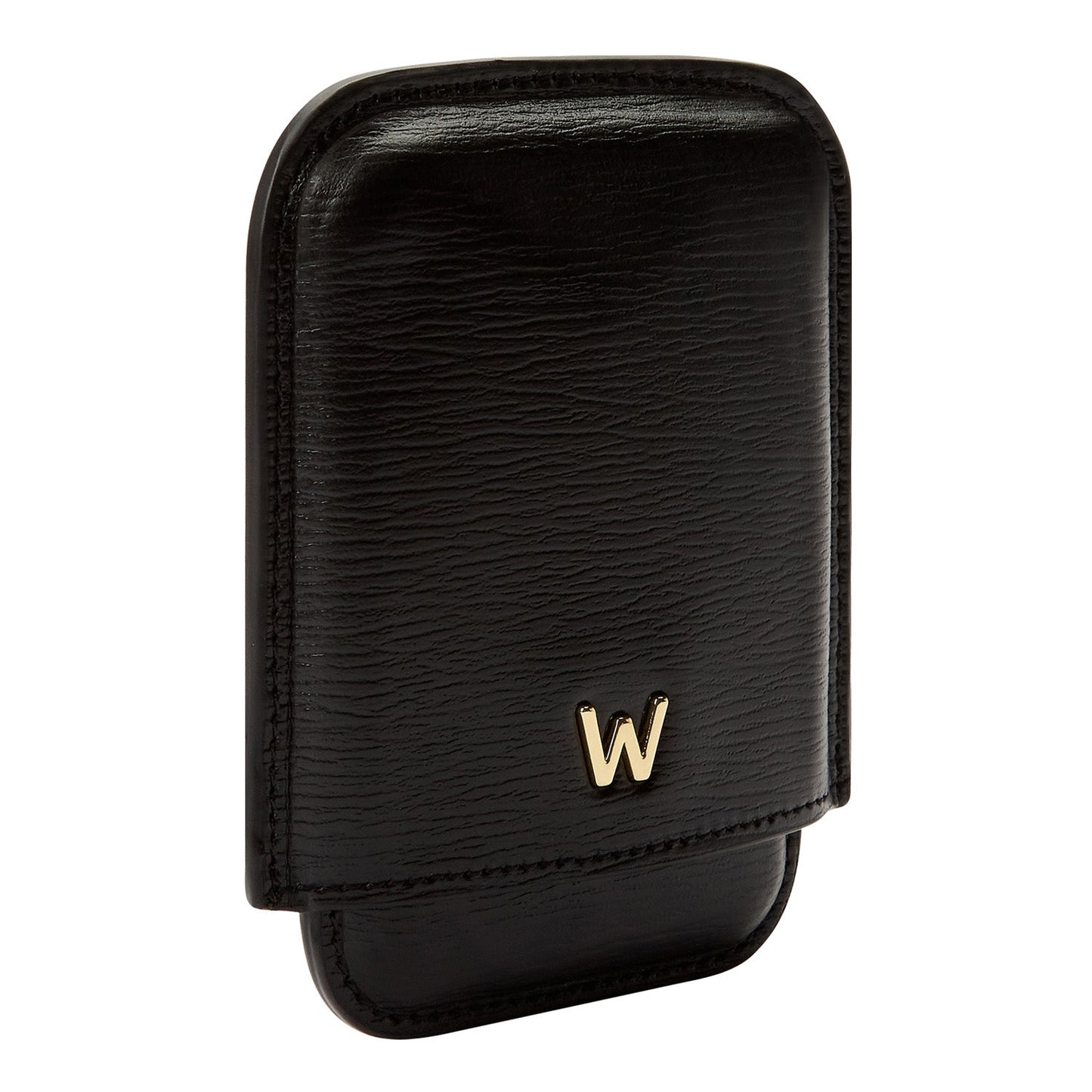 Wolf Logo Molded Card Holder Black