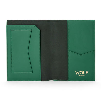 Wolf Signature Passport Sleeve Blue