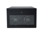 Wolf British Racing Double Watch Winder with Storage Black