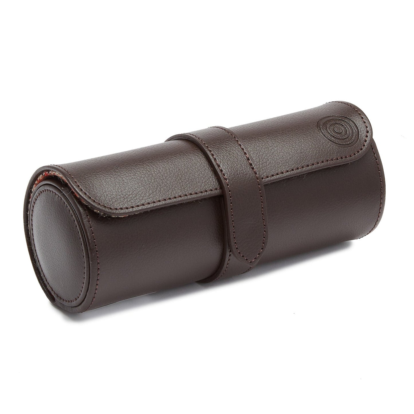 Wolf WM x WOLF Watch Roll with Cigar Case Brown