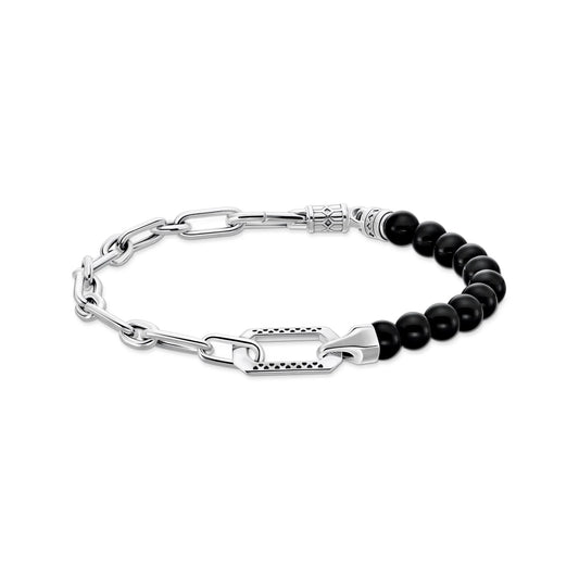 THOMAS SABO Rebel Onyx Bead Bracelet