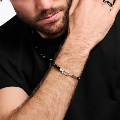 THOMAS SABO Rebel Onyx Bead Bracelet