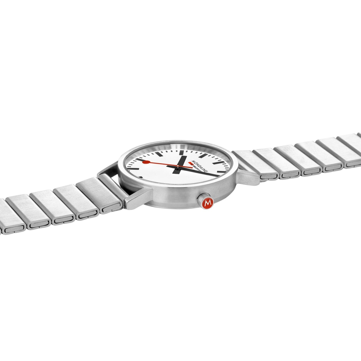 Mondaine Official Classic 36mm Silver Stainless Steel watch