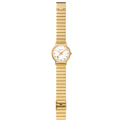 Mondaine Official Classic 36mm Golden Stainless Steel watch