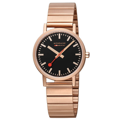 Mondaine Official Classic Rose Gold Watch 36mm - A660.30314.16SBR