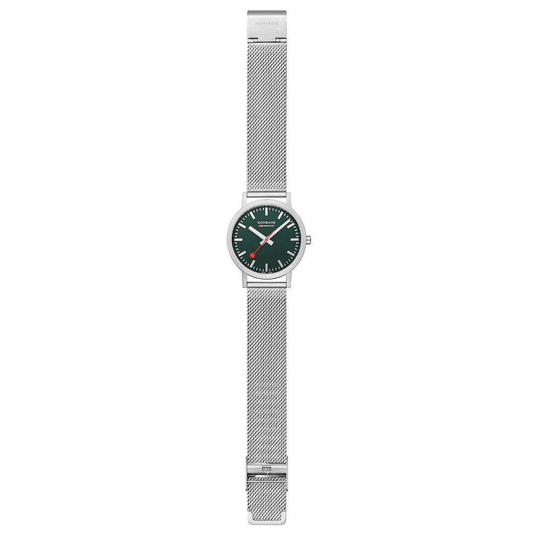 Mondaine Official Swiss Railways Classic Green 36mm Watch