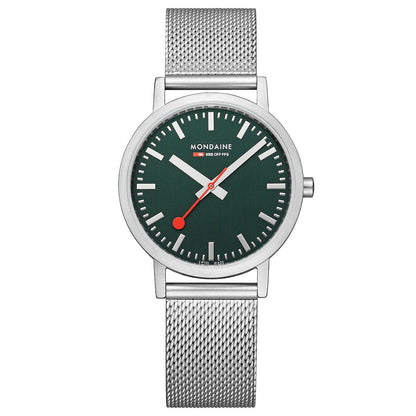 Mondaine Official Swiss Railways Classic Green 36mm Watch