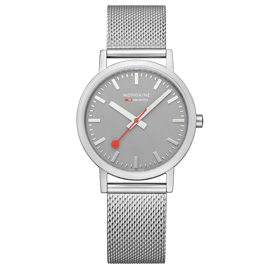 Mondaine Official Swiss Railways Classic Grey 36mm Watch