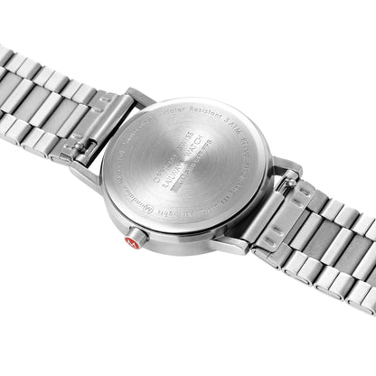 Mondaine Official Classic 40mm Silver Stainless Steel watch