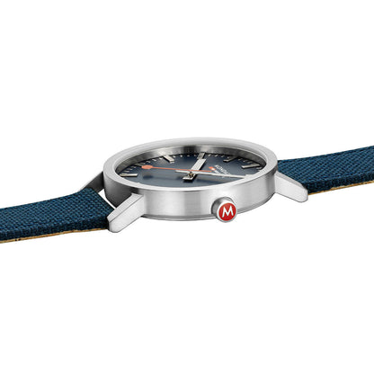 Mondaine Official Swiss Railways Classic Deep Blue 40mm Watch