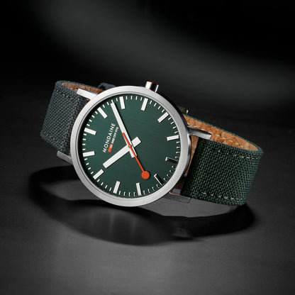 Mondaine Official Swiss Railways Classic Forest Green 40mm Watch