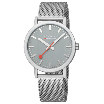 Mondaine Official Swiss Railways Classic Grey 40mm Watch