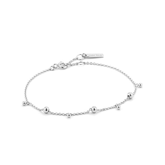 Ania Haie Modern Drop Balls Bracelet - Silver