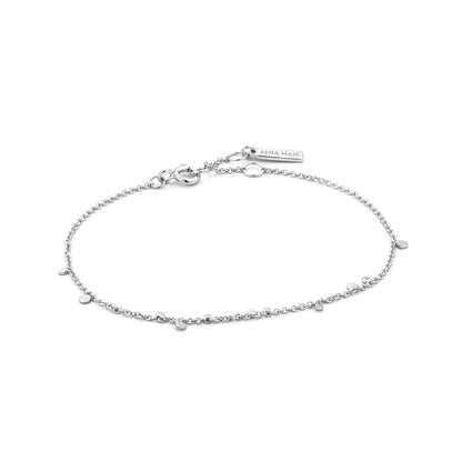 Ania Haie Geometry Mixed Discs Bracelet - Silver