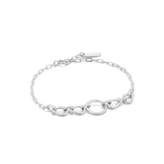 Ania Haie Horseshoe Link Bracelet - Silver