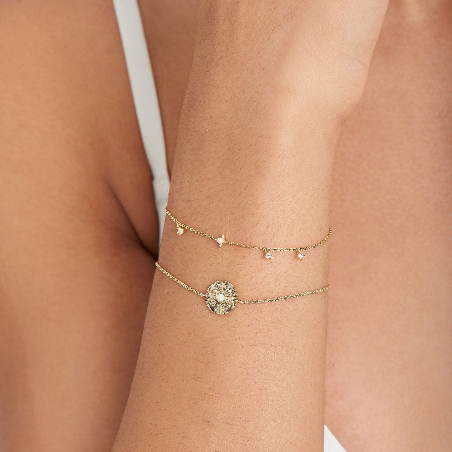 Ania Haie Gold Star Kyoto Opal Bracelet