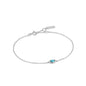 Ania Haie Silver Turquoise Wave Bracelet