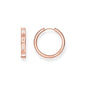 THOMAS SABO Sparkling Circles Rose Gold 1984 Earrings