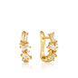 Ania Haie Cluster Huggie Earrings - Gold