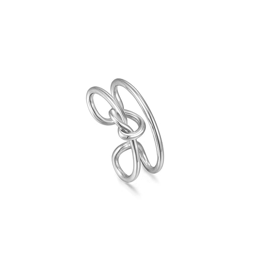 Ania Haie Silver Knot Ear Cuff