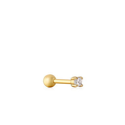 Ania Haie Gold Sparkle Barbell Single Earring