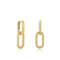 Ania Haie Gold Rope Oval Drop Earrings